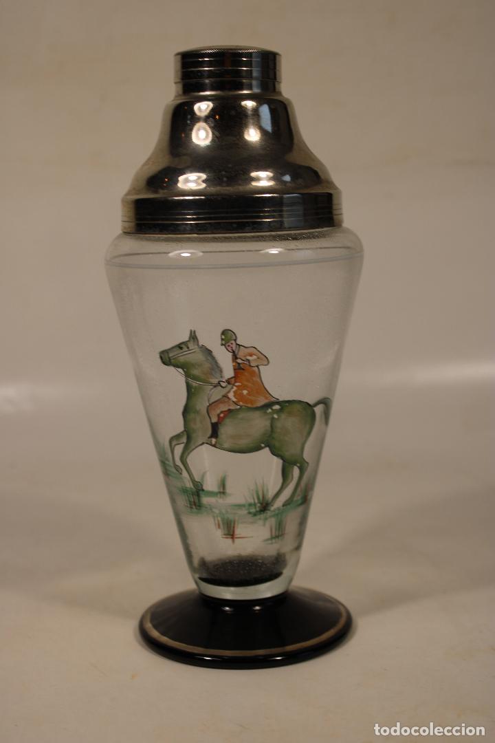 Oggetti Antichi: La cacer&iacute;a del zorro coktelera de cristal