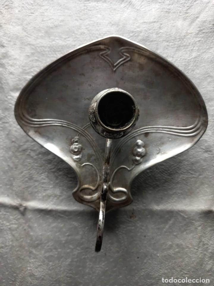 Antig&uuml;edades: ESPALMATORIA MODERNISTA PLATA. - Foto 3