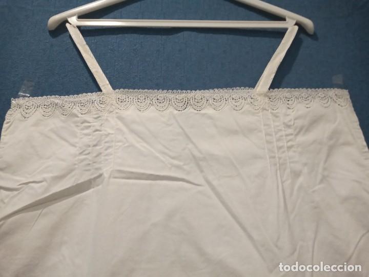 Antig&uuml;edades: ANTIGUO CAMIS&Oacute;N DE ALGOD&Oacute;N CON PUNTILLA - Foto 2