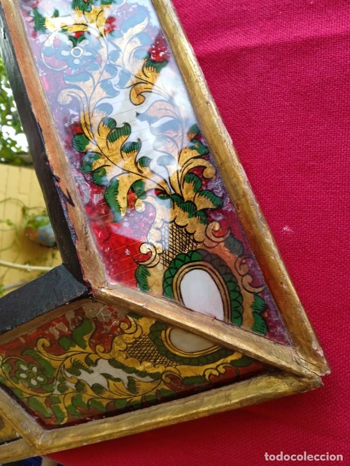Antig&uuml;edades: Espejo con marco antiguo veneciano - Foto 5
