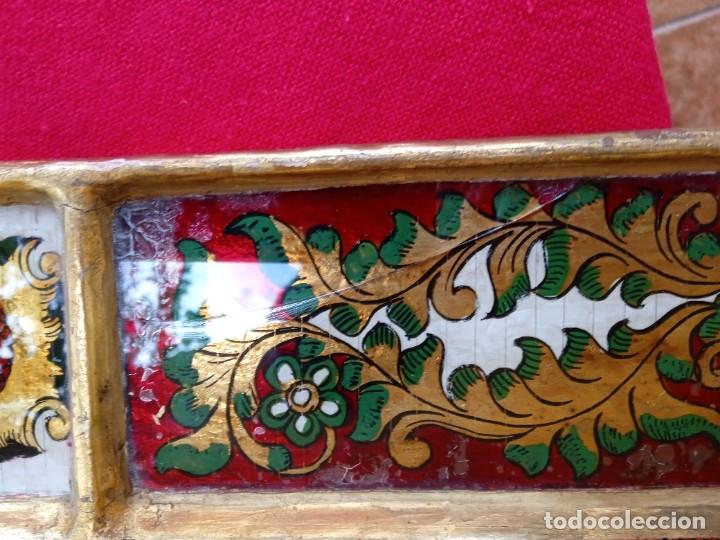 Antig&uuml;edades: Espejo con marco antiguo veneciano - Foto 6