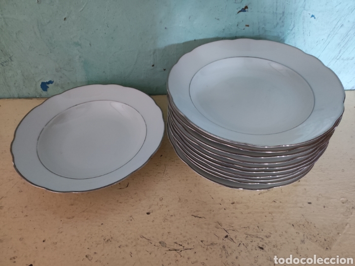 Antig&uuml;edades: 11platos soperos - Foto 1