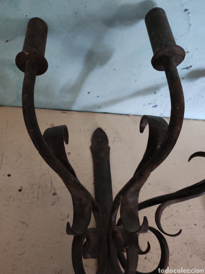 Antig&uuml;edades: Aplique de hierro - Foto 3