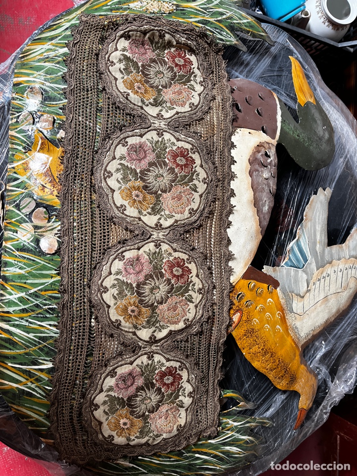 Antig&uuml;edades: I Tapete con rosetones con flores - Foto 1