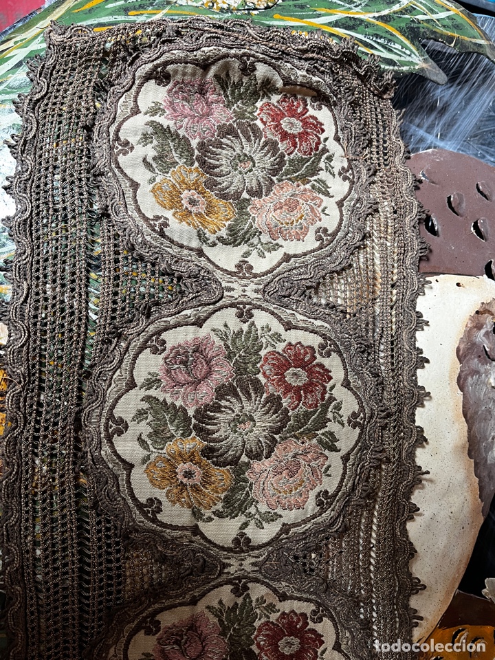 Antig&uuml;edades: I Tapete con rosetones con flores - Foto 3