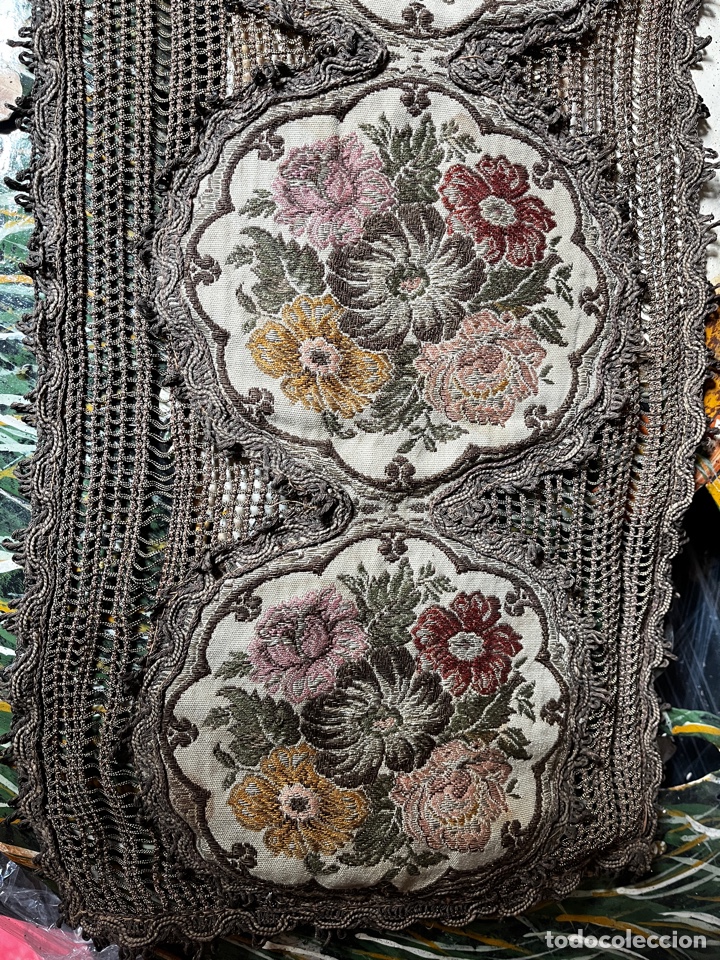 Antig&uuml;edades: I Tapete con rosetones con flores - Foto 4