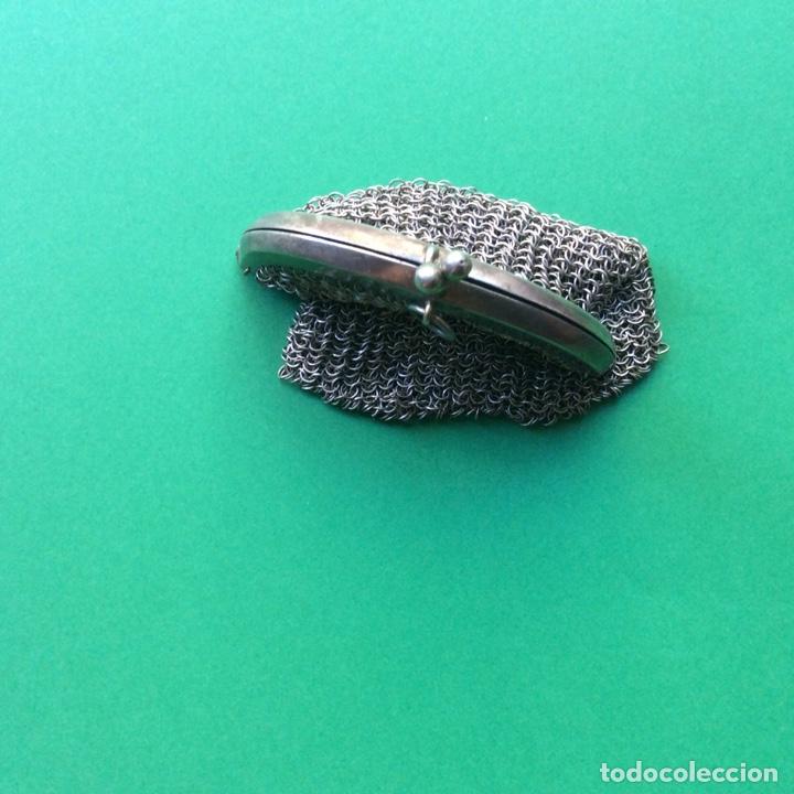 Antig&uuml;edades: BOLSO DE MANO EN MALLA CON DOS COMPARTIMENTO - Foto 5