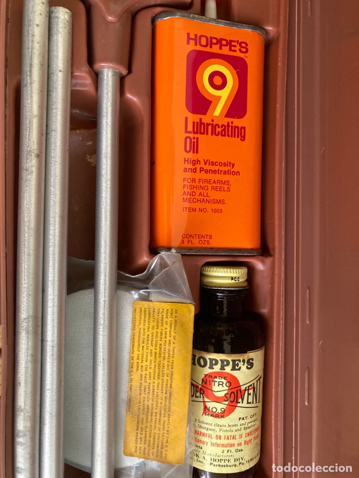 Antig&uuml;edades: Kit HOPPES nro. 9 limpiezas de rifles. - Foto 6