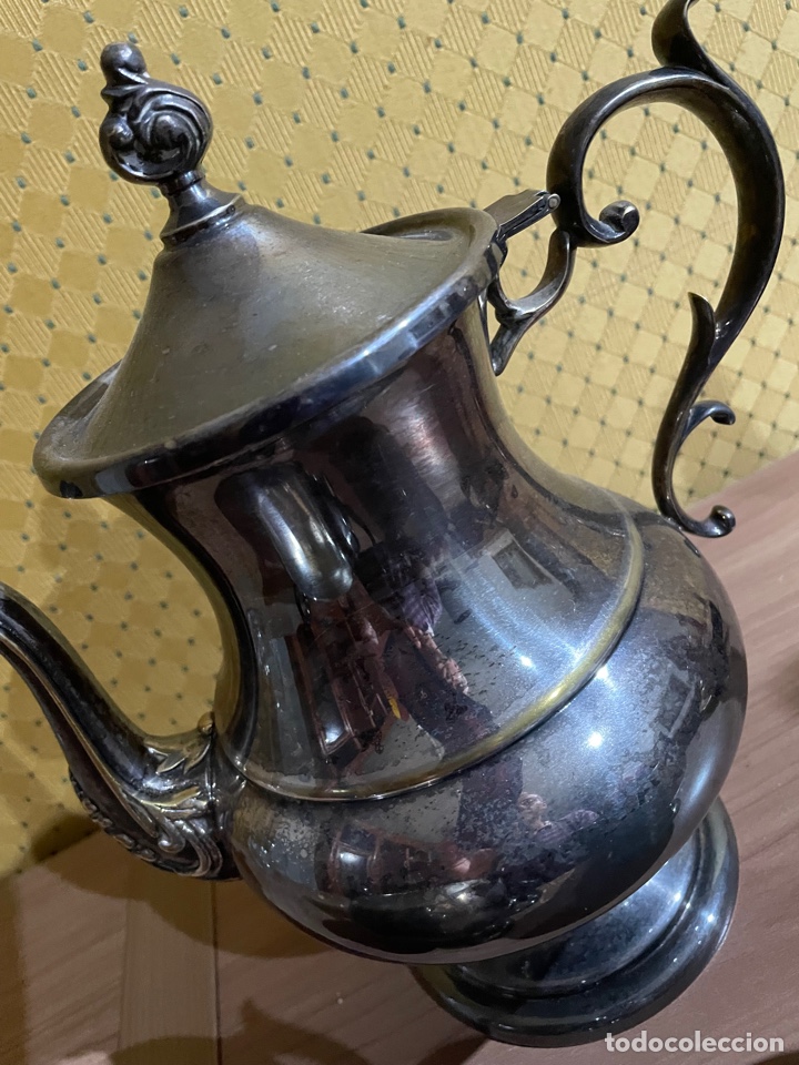 Antig&uuml;edades: Juego te caf&eacute; alpaca - Foto 2