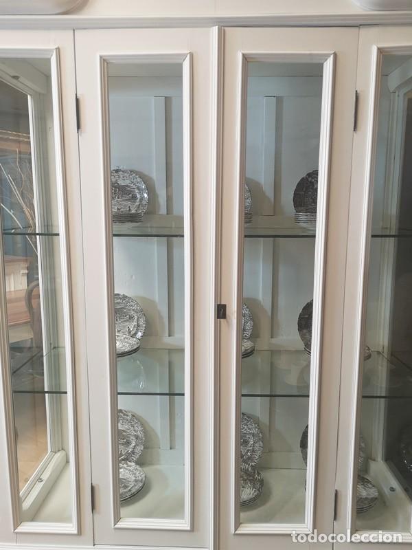 Antig&uuml;edades: Vitrina Blanca Restaurada - Foto 6