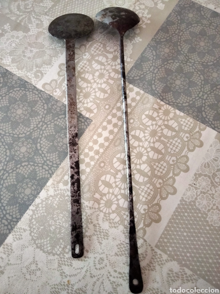 Antig&uuml;edades: Antiguos cucharones paletas - Foto 2