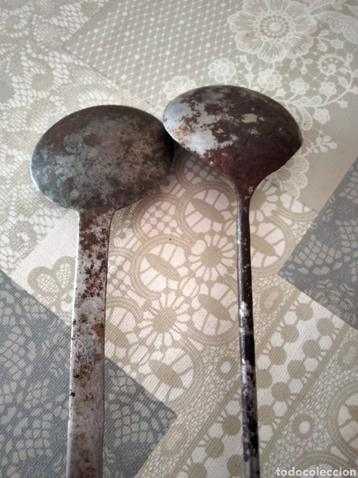 Antig&uuml;edades: Antiguos cucharones paletas - Foto 4