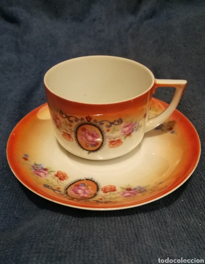 Antiquit&auml;ten: Taza de porcelana checoslovaquia