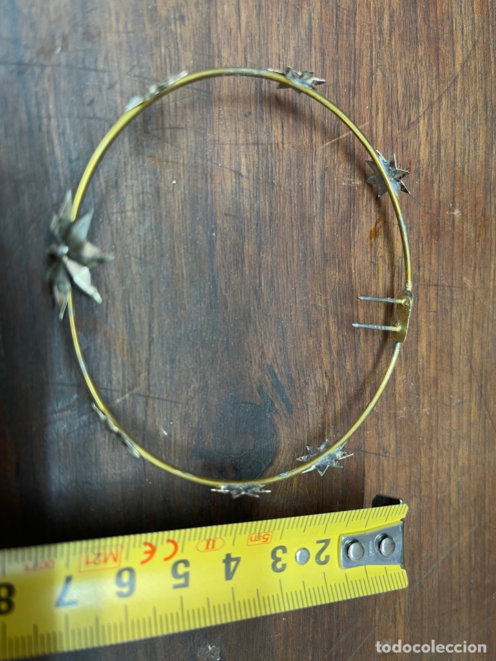 Antig&uuml;edades: Corona para Sant&iacute;sima Trinidad 7cms - Foto 3