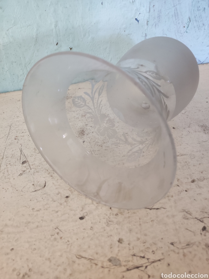 Antig&uuml;edades: Tulipa de cristal - Foto 4