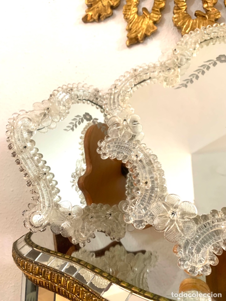 Antig&uuml;edades: ESPEJO DE MURANO VINTAGE - Foto 3