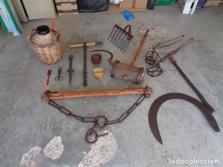 Antig&uuml;edades: lote piezas agr&iacute;colas econ&oacute;micos - Foto 1