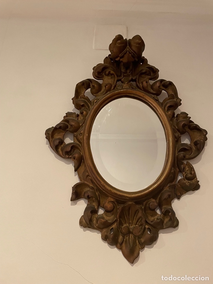 Antig&uuml;edades: Cornucopia 50cm tallada madera - Foto 2