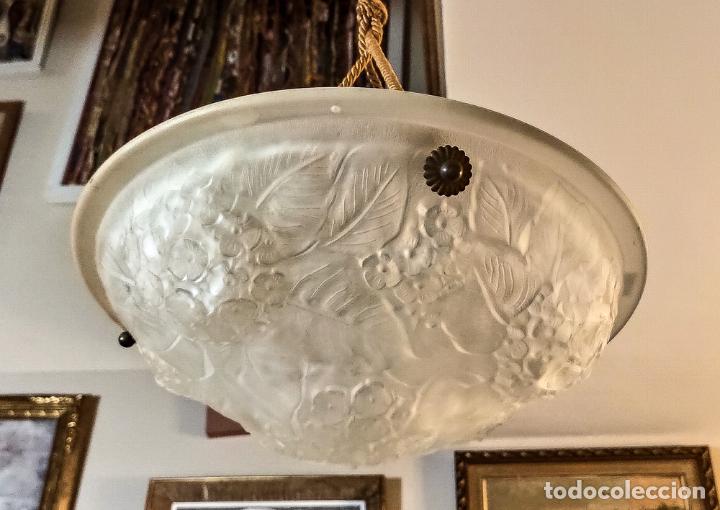 Antig&uuml;edades: EXCELENTE LAMPARA PLAFON ART DECO - Foto 5