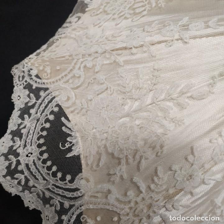 Antig&uuml;edades: SOMBRILLA S.XIX - ENCAJE CHANTILLY - Foto 9