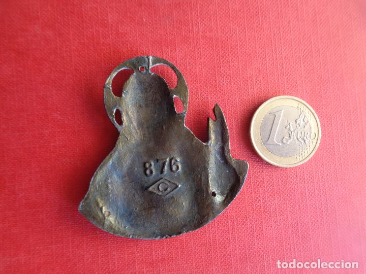 Antig&uuml;edades: CHAPA DE PLOMO EN RELIEVE CORAZ&Oacute;N DE JES&Uacute;S - Foto 2