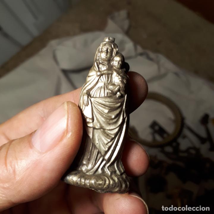 Antig&uuml;edades: Lote de objetos de metal y plata - Foto 18