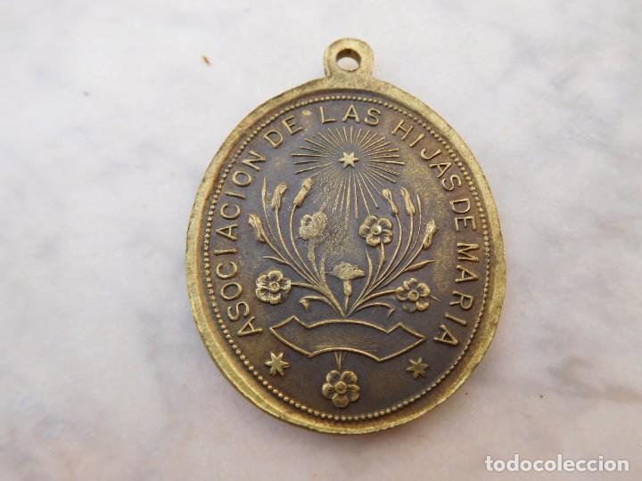 Antig&uuml;edades: Medalla antigua de bronce Inmaculada Concepci&oacute;n - Foto 4