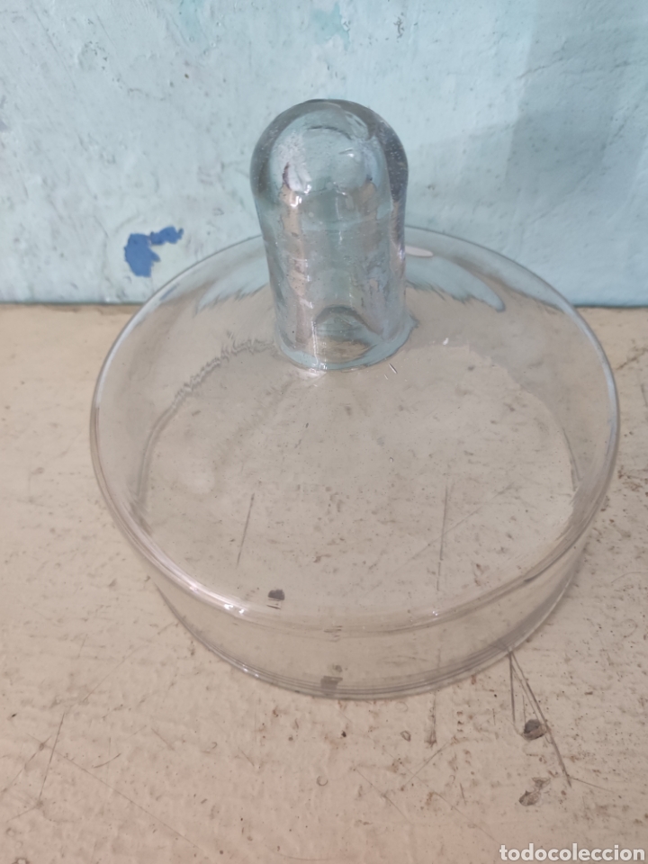Antig&uuml;edades: Tapa de cristal - Foto 1
