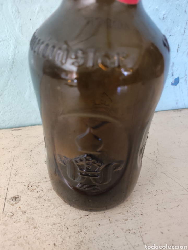 Antig&uuml;edades: Botella de cerveza antigua - Foto 3