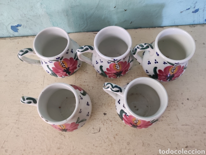 Antig&uuml;edades: 5 jarras de cer&aacute;mica - Foto 2