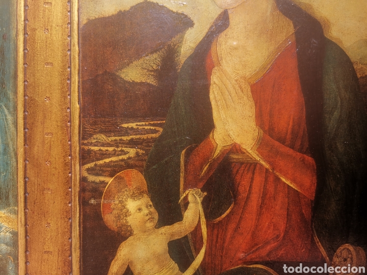 Antig&uuml;edades: Antiguo triptico Religioso( 1 m x 0,48 m) - Foto 8