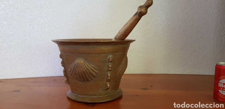 Antig&uuml;edades: Gran mortero de bronce - Foto 1