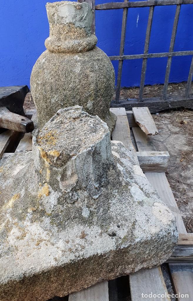 Antig&uuml;edades: COPA MACIZA DE PIEDRA CON PEANA - Foto 3