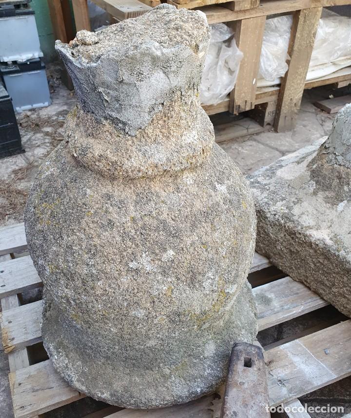 Antig&uuml;edades: COPA MACIZA DE PIEDRA CON PEANA - Foto 4