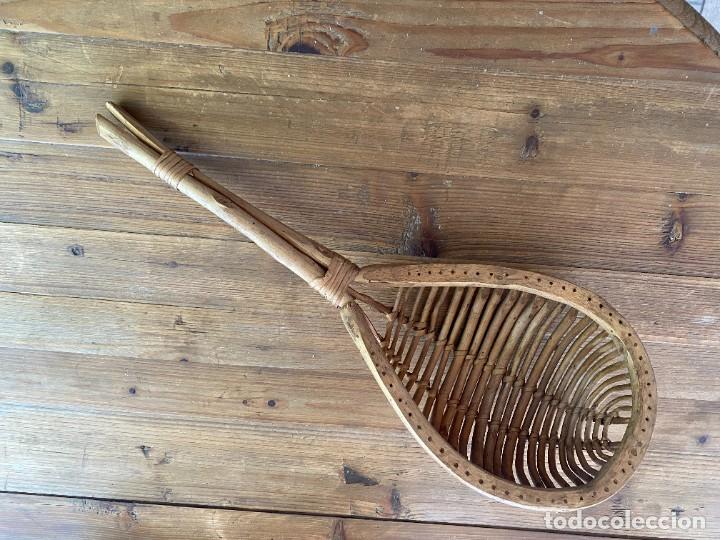 Antiques: ANTIGUO COLADOR REALIZADO EN MIMBRE, UTILIZADO EN COCINA Y AGRICULTURA, BUEN ESTADO, MIDE 48 CMS DE