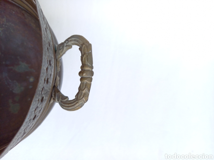 Antig&uuml;edades: Centro de mesa en bronce/ lat&oacute;n. - Foto 6
