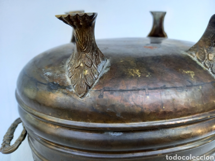 Antig&uuml;edades: Centro de mesa en bronce/ lat&oacute;n. - Foto 7