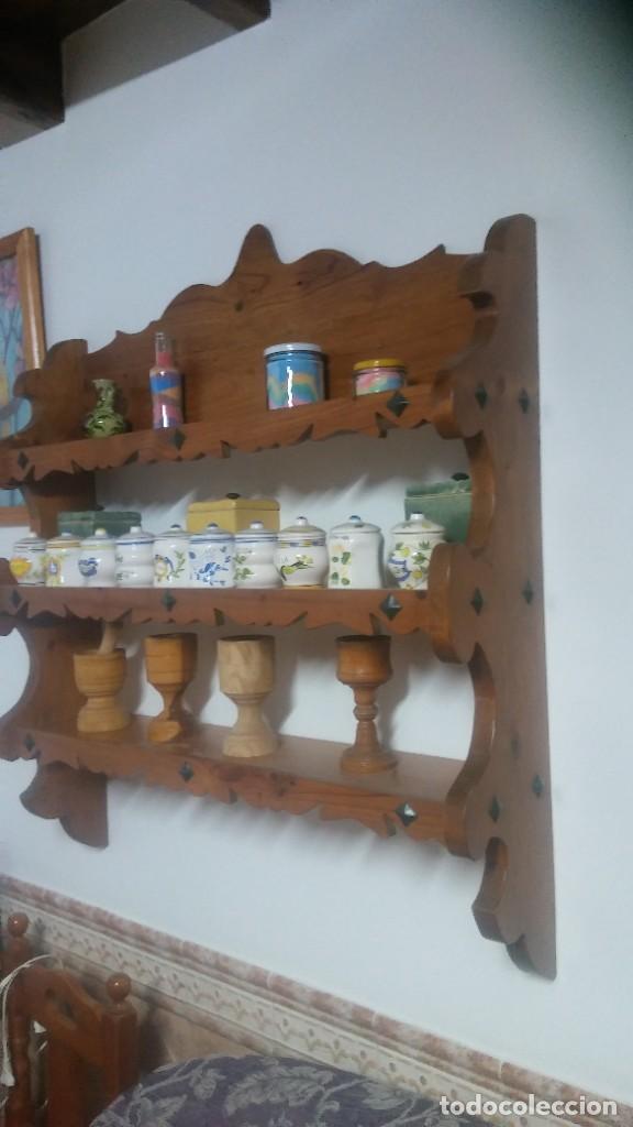 pareja estanterías gemelas de madera blanca, 13 - Compra venta en  todocoleccion