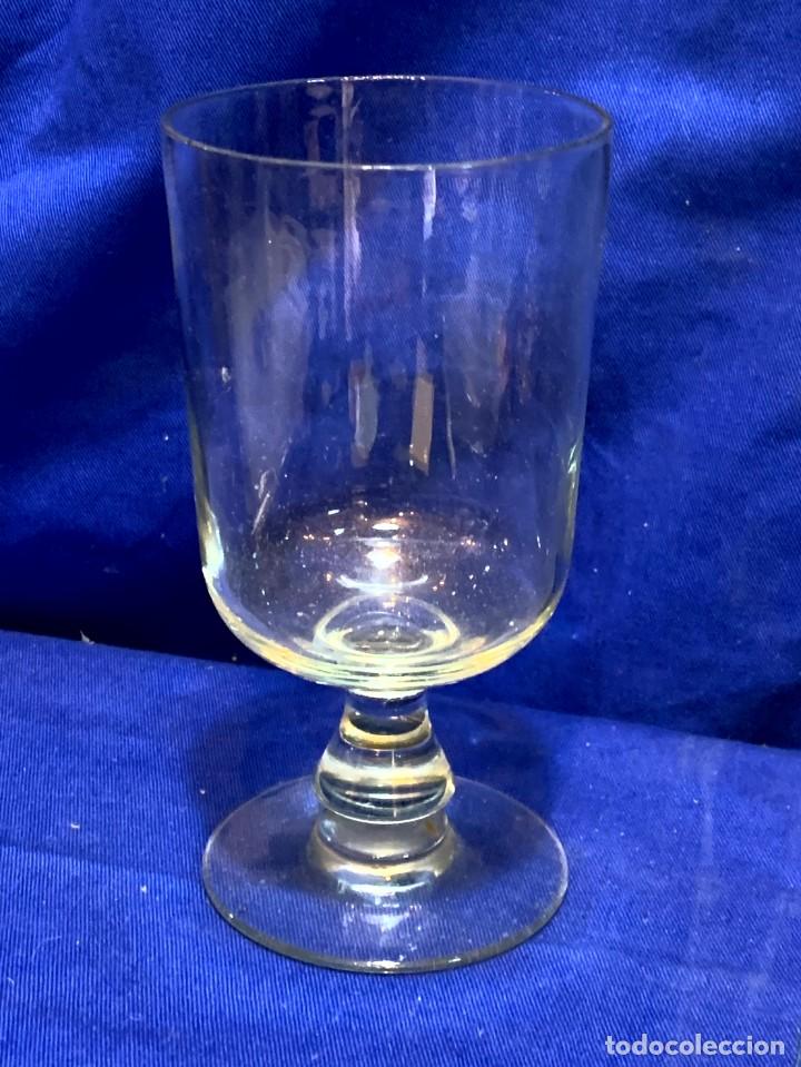 Antig&uuml;edades: COPA VIDRIO S XIX 14X7CMS - Foto 1