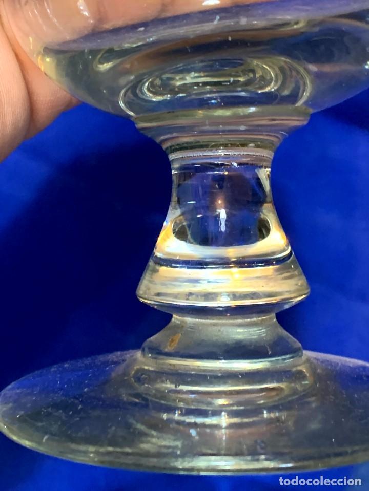 Antig&uuml;edades: COPA VIDRIO S XIX 14X7CMS - Foto 4