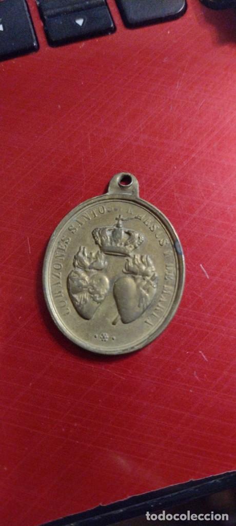 Antig&uuml;edades: Antigua medalla de San Jos&eacute;. - Foto 2