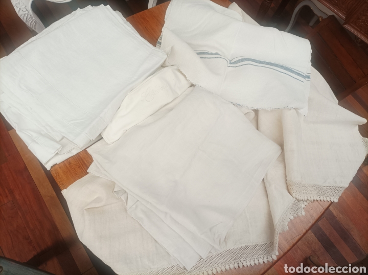 Antig&uuml;edades: Lino hilo antiguo lote - Foto 1