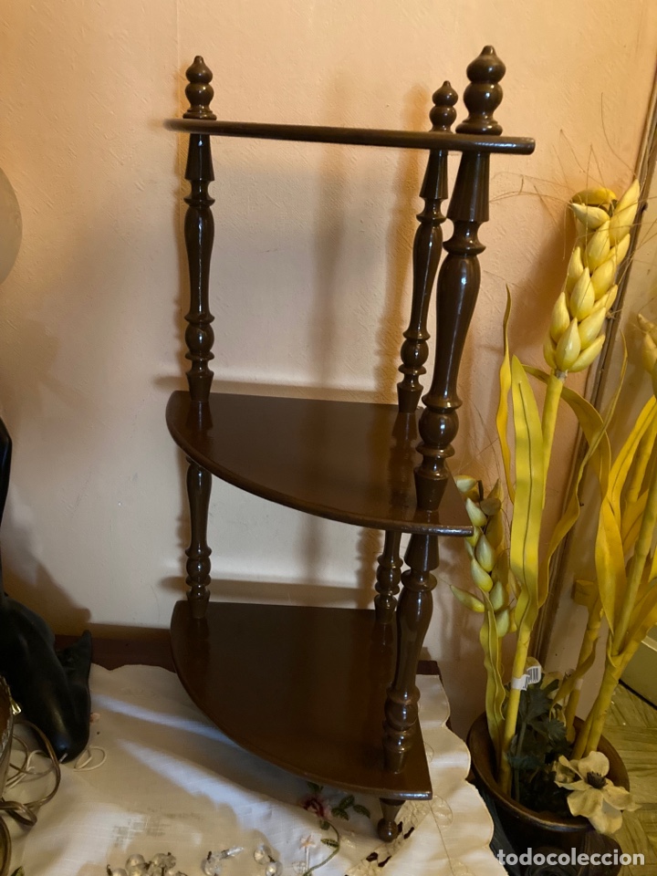 Antig&uuml;edades: MUEBLE ESQUINERA DE MADERA ANTIGU0 - Foto 4