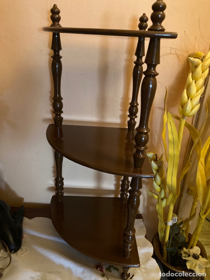 Antig&uuml;edades: MUEBLE ESQUINERA DE MADERA ANTIGU0 - Foto 5