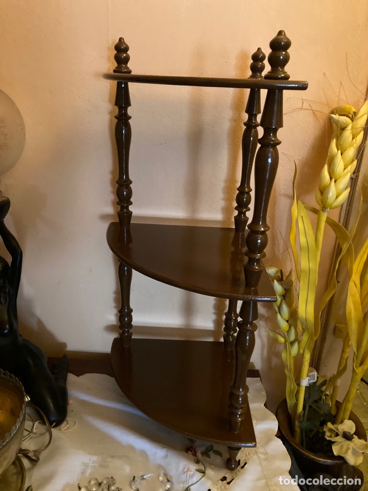 Antig&uuml;edades: MUEBLE ESQUINERA DE MADERA ANTIGU0 - Foto 7