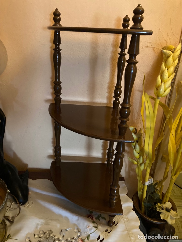Antig&uuml;edades: MUEBLE ESQUINERA DE MADERA ANTIGU0 - Foto 1
