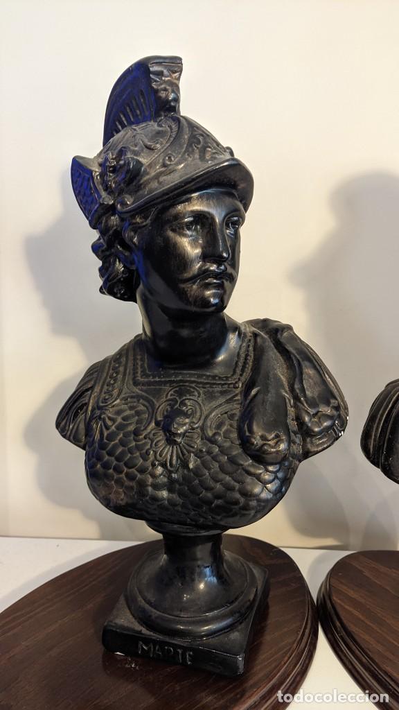 Antig&uuml;edades: PAREJA BUSTOS CL&Aacute;SICOS MARTE Y MINERVA - Foto 5