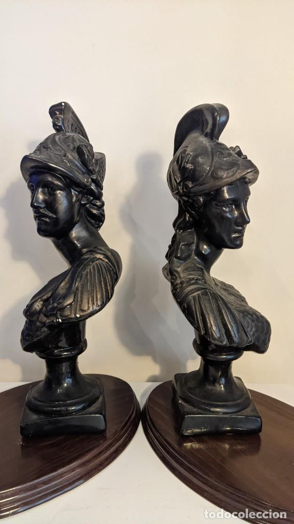 Antig&uuml;edades: PAREJA BUSTOS CL&Aacute;SICOS MARTE Y MINERVA - Foto 6