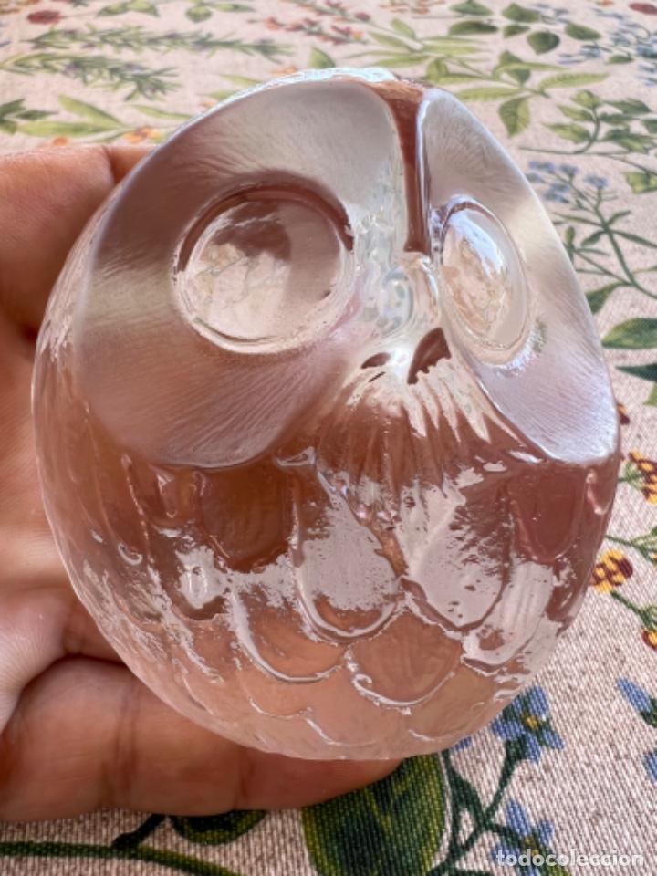 Antig&uuml;edades: BUHO DE CRISTAL FIRMADO - Foto 6