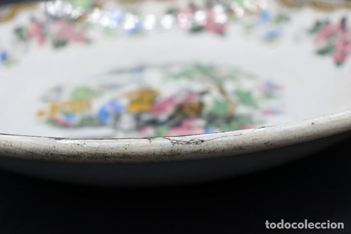 Antig&uuml;edades: plato de loza inglesa, decorado chinesco. - Foto 5
